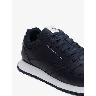 Baskets Tommy Hilfiger New Runner EVA Leather Essential bleu marine pour homme - FM0FM05512-DW5