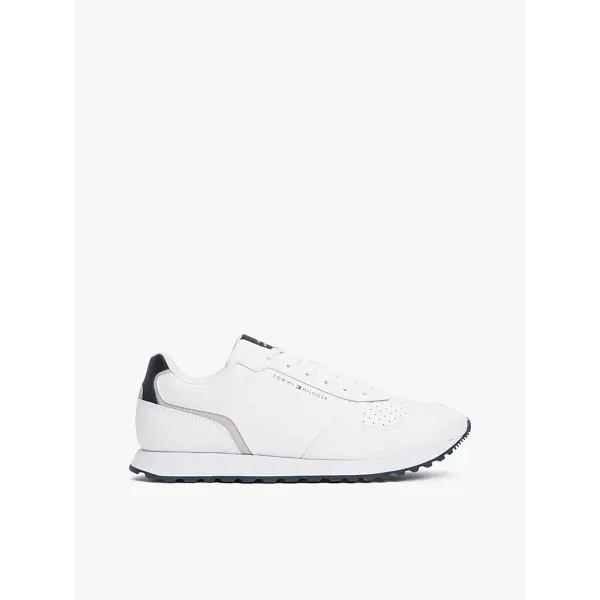 ESSENTIAL LEATHER LOGO TRAINERS