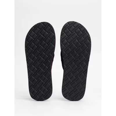 Tongs Tommy Hilfiger Hilfiger 85 Beach Sandal bleu marine pour homme - FM0FM05339-DW5