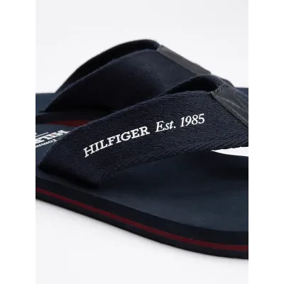 Tongs Tommy Hilfiger Hilfiger 85 Beach Sandal bleu marine pour homme - FM0FM05339-DW5