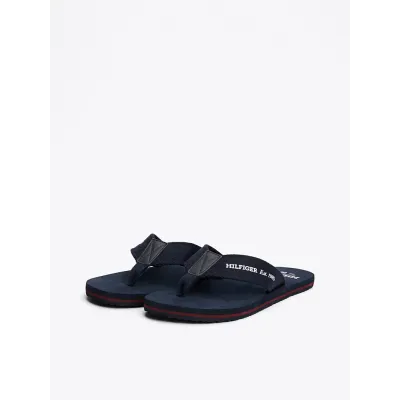 Tongs Tommy Hilfiger Hilfiger 85 Beach Sandal bleu marine pour homme - FM0FM05339-DW5