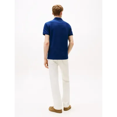 Polo Tommy Hilfiger Hotel Graphic bleu marine pour homme - MW0MW39546-C7G