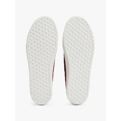 Baskets Tommy Hilfiger TH Monogram Embroidery Mesh rouges pour femme - FW0FW08685-XJS