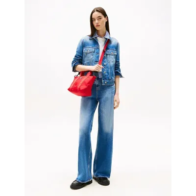 Jean Tommy Jeans Claire High Rise Wide Leg bleu denim pour femme - DW0DW20048-1A5