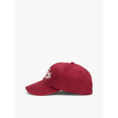 Casquette Tommy Jeans Logo Embroidery Baseball bordeaux - AM0AM13550-XJ9