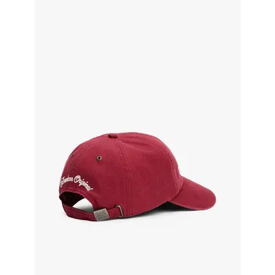 Casquette Tommy Jeans Logo Embroidery Baseball bordeaux - AM0AM13550-XJ9