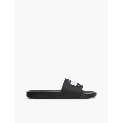 Claquettes Tommy Jeans Essential Pool Slides noires - EM0EM01191-BDS