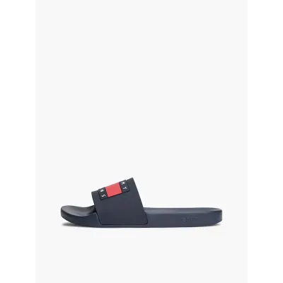Claquettes Tommy Jeans Essential Pool Slides bleu marine - EM0EM01191-C1G