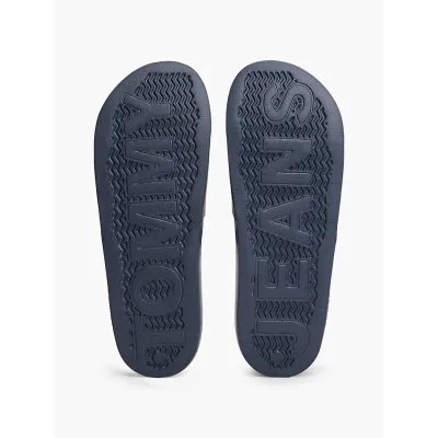 Claquettes Tommy Jeans Essential Pool Slides bleu marine - EM0EM01191-C1G