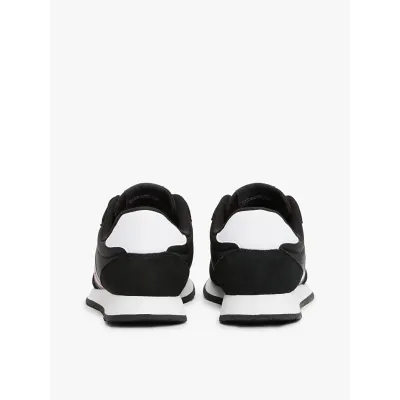 Baskets Tommy Jeans Runner Casual Essential noires pour homme - EM0EM01351-BDS