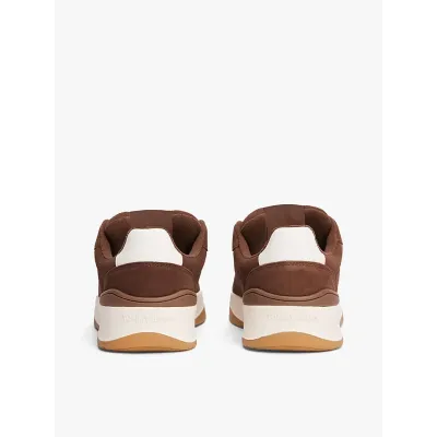 Baskets Tommy Jeans Suede Textured Midsole marron pour homme - EM0EM01503-GTW