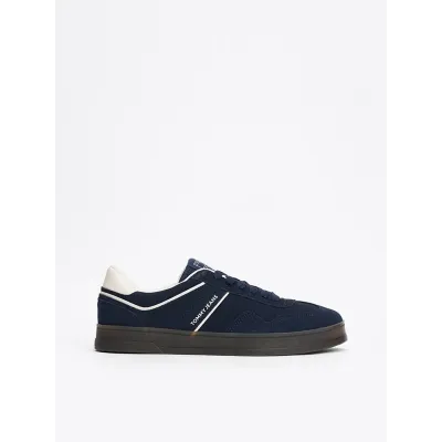 Baskets Tommy Jeans The Greenwich Suede bleu marine pour homme - EM0EM01516-C1G