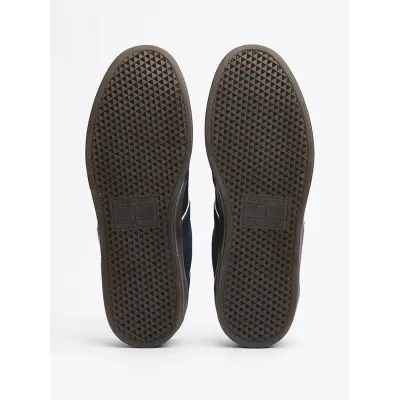 Baskets Tommy Jeans The Greenwich Suede bleu marine pour homme - EM0EM01516-C1G