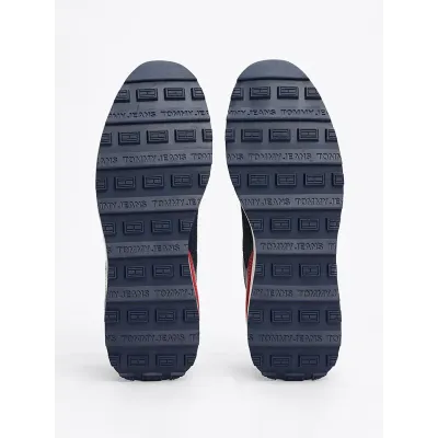 Baskets Tommy Jeans Technical Runner Essential bleu marine pour homme - EM0EM01537-C1G