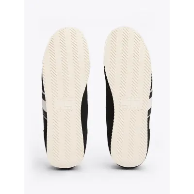 Baskets Tommy Jeans Low Profile Runner noires pour femme - EN0EN02706-BDS