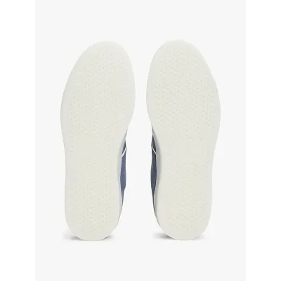 Baskets Tommy Jeans The Greenwich Suede Mixed Texture bleu pour homme - EM0EM01586-PO6