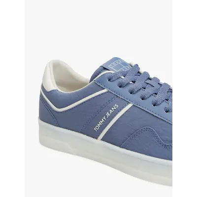 Baskets Tommy Jeans The Greenwich Suede Mixed Texture bleu pour homme - EM0EM01586-PO6