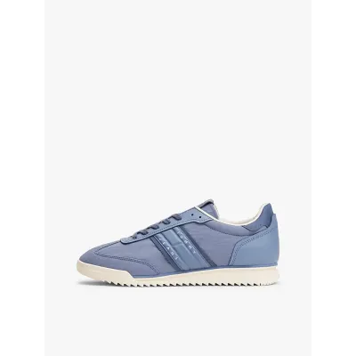 Baskets Tommy Jeans Runner Cleated Mixed Texture bleues pour homme - EM0EM01598-PO6