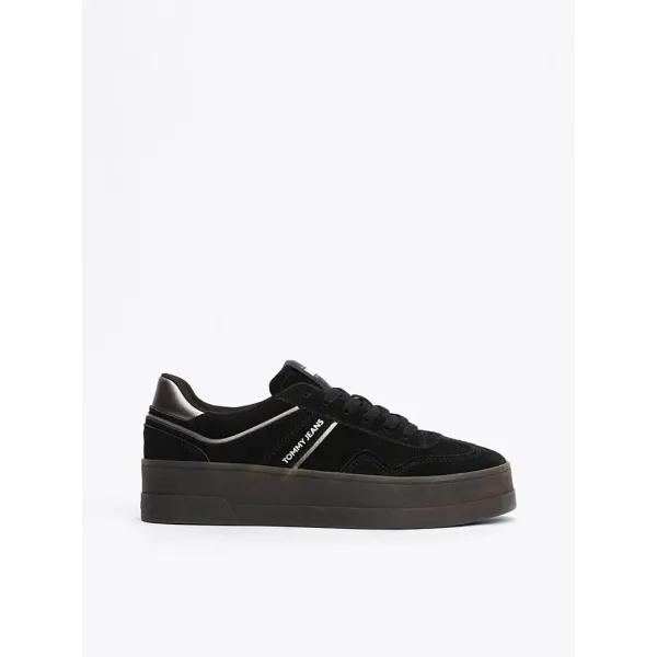THE GREENWICH SUEDE FLATFORM TRAINERS