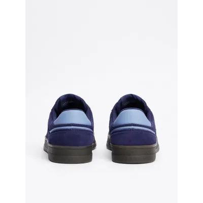 Baskets Tommy Jeans The Greenwich Suede bleu violet pour femme - EN0EN02696-DY4