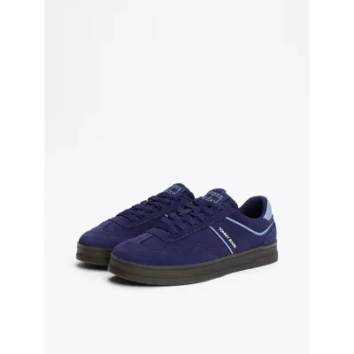Baskets Tommy Jeans The Greenwich Suede bleu violet pour femme - EN0EN02696-DY4