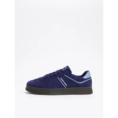 Baskets Tommy Jeans The Greenwich Suede bleu violet pour femme - EN0EN02696-DY4