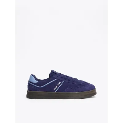 Baskets Tommy Jeans The Greenwich Suede bleu violet pour femme - EN0EN02696-DY4