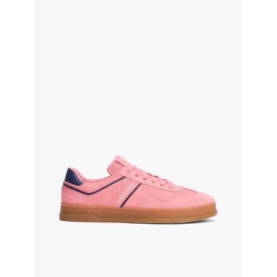 Baskets Tommy Jeans The Greenwich Suede roses pour femme - EN0EN02696-TIG