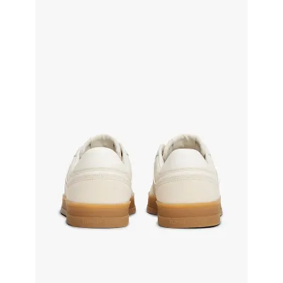 Baskets Tommy Jeans The Greenwich Textile beiges pour femme - EN0EN02805-ACG