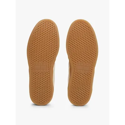 Baskets Tommy Jeans The Greenwich Textile beiges pour femme - EN0EN02805-ACG