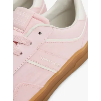 Baskets Tommy Jeans The Greenwich Textile rose pâle pour femme - EN0EN02805-TH2
