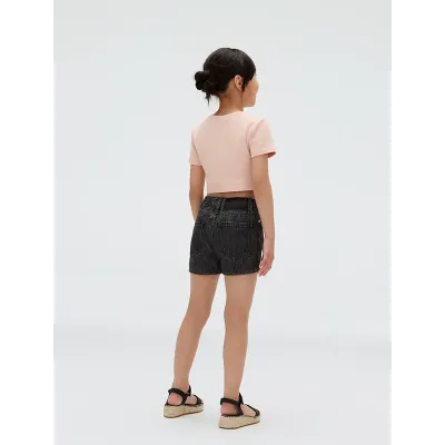 Top Calvin Klein Punto Logo rose pâle pour fille - IG0IG02977-TGI