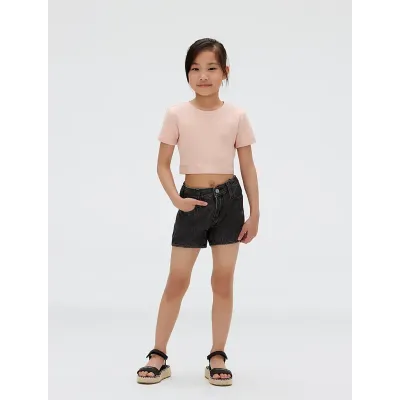 Top Calvin Klein Punto Logo rose pâle pour fille - IG0IG02977-TGI