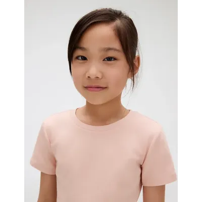 Top Calvin Klein Punto Logo rose pâle pour fille - IG0IG02977-TGI