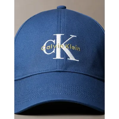 Casquette Calvin Klein Twill Logo bleue pour homme - LV04G5004G-C3I