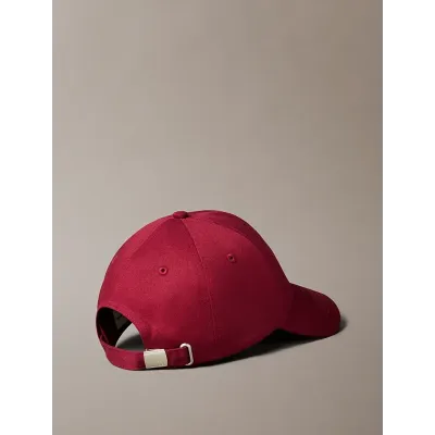 Casquette Calvin Klein Twill Logo bordeaux pour homme - LV04G5004G-VLP