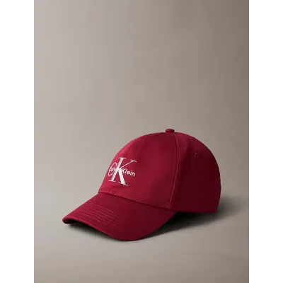 Casquette Calvin Klein Twill Logo bordeaux pour homme - LV04G5004G-VLP