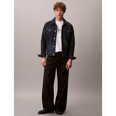 T-shirt Calvin Klein Monologo blanc à manches courtes pour homme, référence LV04RB862G-YAA