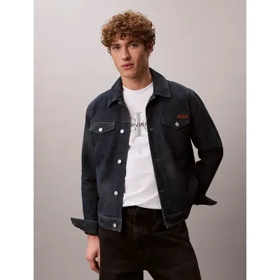 T-shirt Calvin Klein Monologo blanc à manches courtes pour homme, référence LV04RB862G-YAA