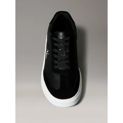 Baskets Calvin Klein Classic Cupsole Lace-Up noires pour homme, référence YM0YM01429-0GM