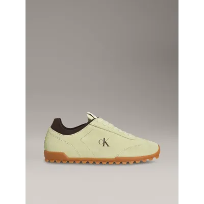 Baskets Calvin Klein Low Profile Runner vert pastel pour femme, référence YW0YW01898-02Q