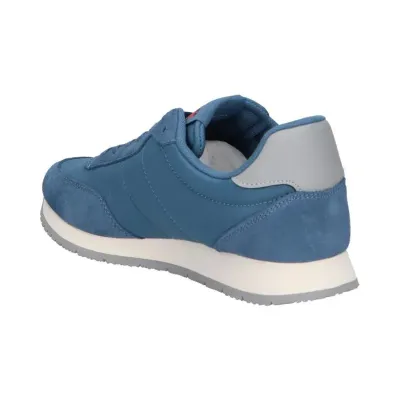 Baskets homme Tommy Jeans Runner Casual Essential Sneakers Bleu EM0EM01351-DA1