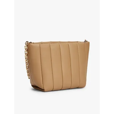 Sac bandoulière Tommy Hilfiger TH Grace Mini beige pour femme, référence AW0AW17690-RBC