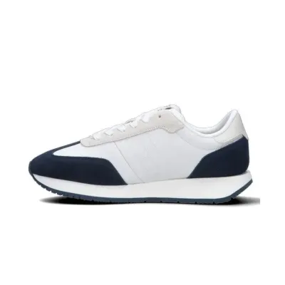 Baskets homme Tommy Jeans Retro Runner Multicolore EM0EM01502-0G1 en cuir, textile et synthétique.