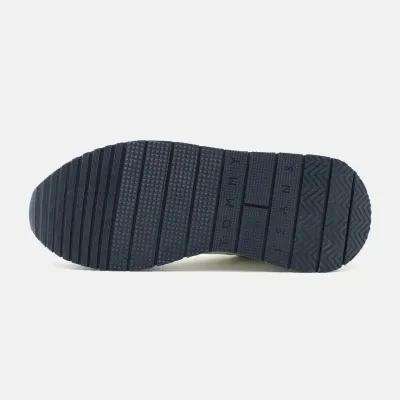 Baskets homme Tommy Jeans Retro Runner Multicolore EM0EM01502-0G1 en cuir, textile et synthétique.