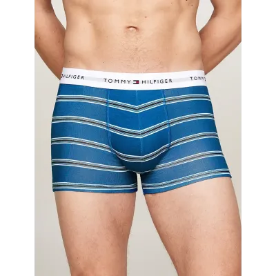 Pack de 3 boxers homme Tommy Hilfiger ESSENTIAL LOGO WAISTBAND UM0UM02768-0UG multicolore avec ceinture logo élastique