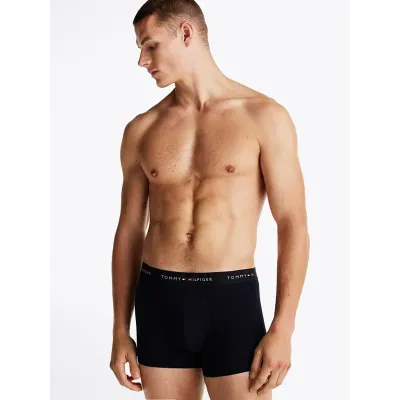 Pack de 5 boxers homme Tommy Hilfiger CONTRAST LOGO WAISTBAND UM0UM03061-0T5 multicolore avec ceinture logo contrastée