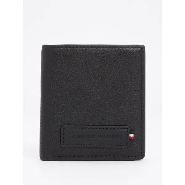 TOMMY LOGO LEATHER BIFOLD WALLET