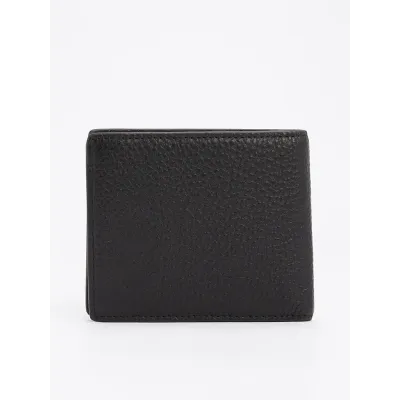 Portefeuille homme Tommy Hilfiger TH Corporate EXTRA CC AND COIN Noir AM0AM13044-BDS en cuir véritable