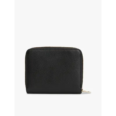Portefeuille femme Tommy Hilfiger Monogram Plaque Wallet Noir AW0AW17473-BDS en 100 % polyuréthane